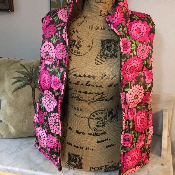 Lilly Pulitzer Jackets & Blazers - New Reversible Lilly Pulitzer Down Vest Fabulous S